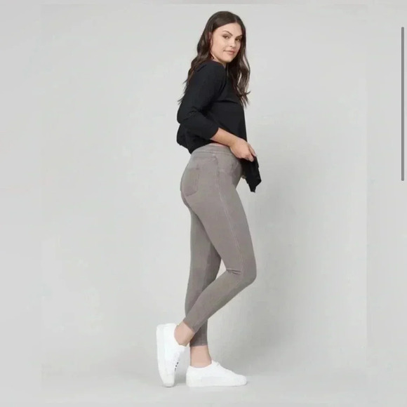 SPANX Jean-ish Ankle Leggings Earthy gray  Size S/P - Picture 2 of 14